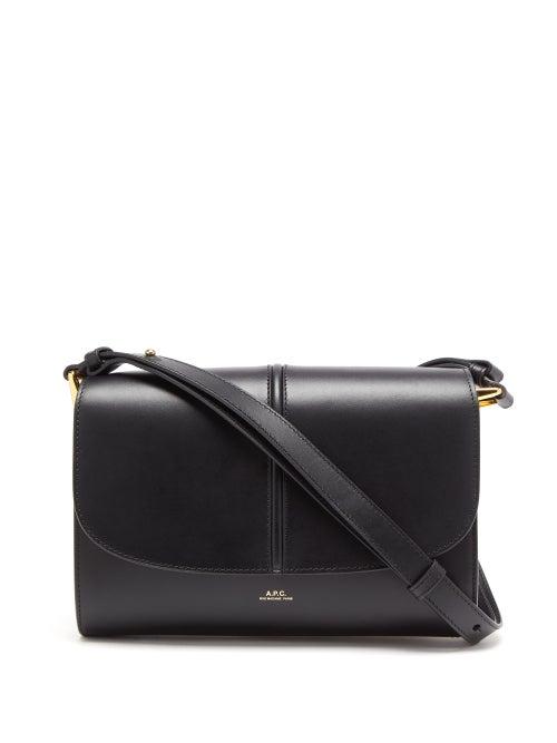 A.p.c. - Betty Horizon Smooth-leather Cross-body Bag - Womens - Black