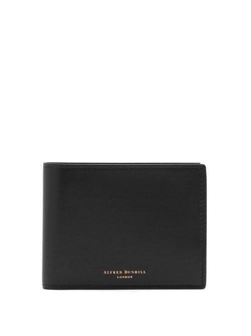 Matchesfashion.com Dunhill - Duke Leather Billfold Wallet - Mens - Black