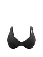 Ladies Beachwear Form And Fold - The Line Underwired D-g Bikini Top - Womens - Black