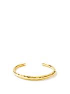 Matchesfashion.com Dear Letterman - Rizk Textured 24kt Gold-vermeil Bangle - Mens - Gold