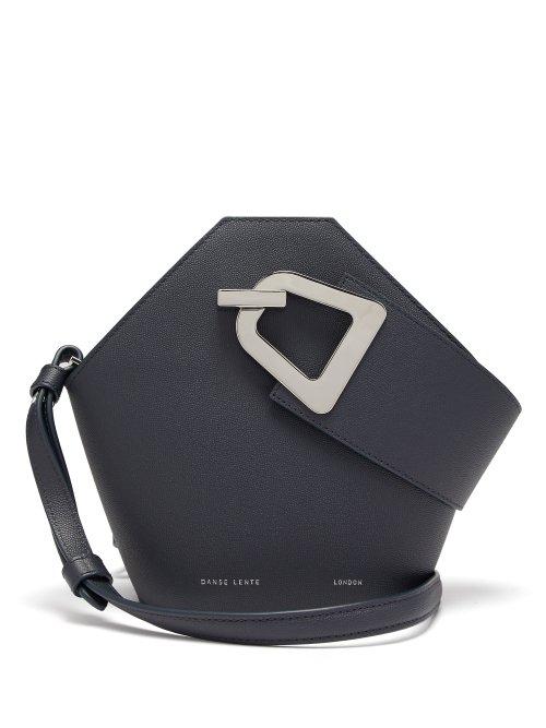 Matchesfashion.com Danse Lente - Mini Johnny Leather Shoulder Bag - Womens - Navy