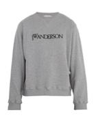 Jw Anderson Logo-embroidered Cotton Sweatshirt