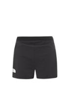 The North Face - Stridelight Logo-print Technical-jersey Shorts - Mens - Black