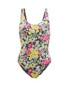 Matchesfashion.com Issimo X Solid & Striped - The Anne Marie Floral-print Swimsuit - Womens - Multi