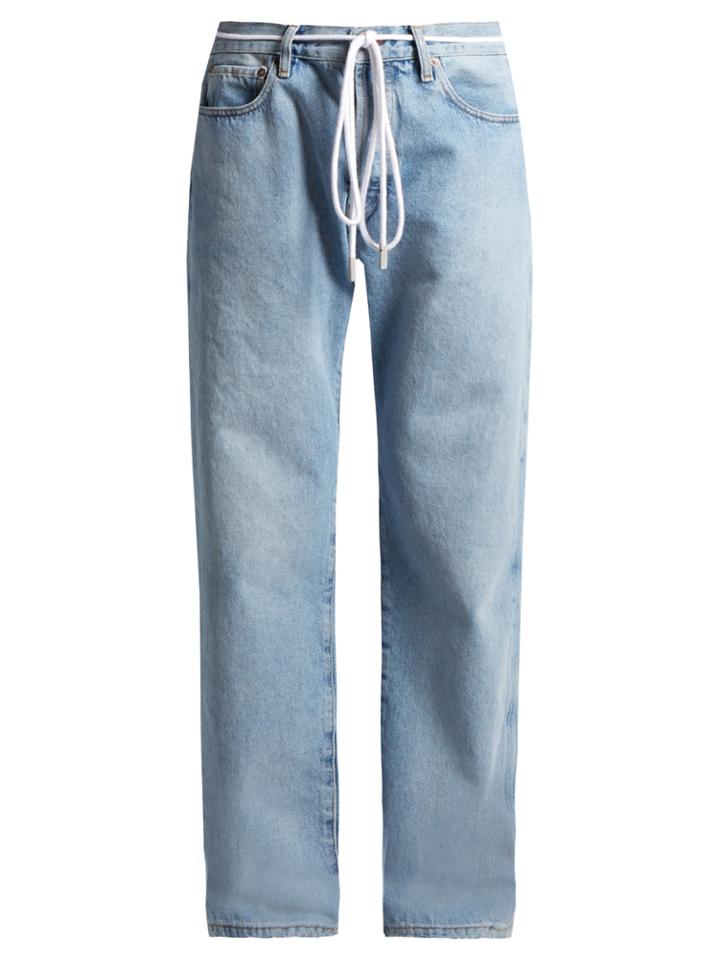 Off-white Low-slung Boyfriend Jeans