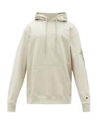 Matchesfashion.com Rick Owens - X Champion Cotton-blend Hooded Sweatshirt - Mens - Beige