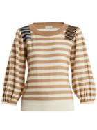 Sonia Rykiel Striped-intarsia Wool Sweater