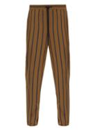 Matchesfashion.com Ditions M.r - Jean Franois Striped Faille Trousers - Mens - Multi