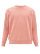 Matchesfashion.com Studio Nicholson - Centum Wool Blend Jersey Sweatshirt - Mens - Pink