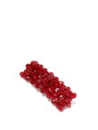Matchesfashion.com Shrimps - Cleo Bead Embellished Hair Clip - Womens - Red