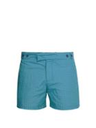 Matchesfashion.com Frescobol Carioca - Angra Tailored Swim Shorts - Mens - Green Multi