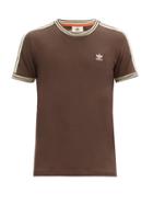 Matchesfashion.com Adidas X Wales Bonner - Logo-embroidered Cotton-blend Jersey T-shirt - Mens - Brown