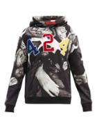 Matchesfashion.com 424 - Wu-tang Cotton Hooded Sweatshirt - Mens - Black Multi