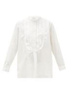 Matchesfashion.com Nili Lotan - Clermont Cotton-poplin Shirt - Womens - White