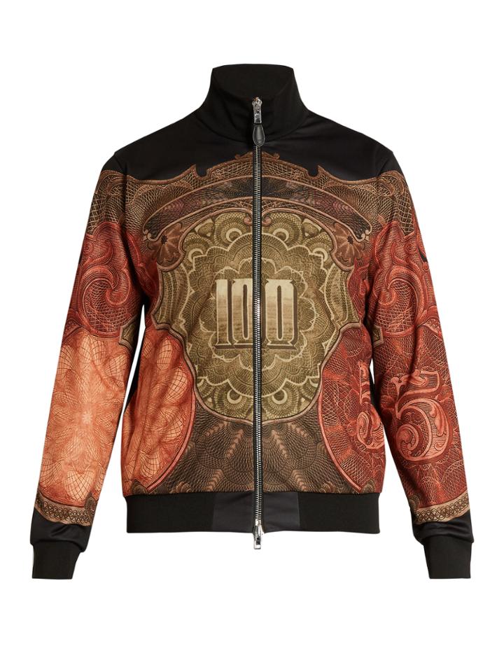 Givenchy Baroque-print Bomber Jacket