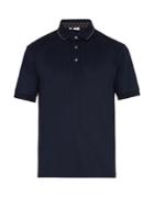 Brioni Stitch-embroidered Cotton-jersey Polo Shirt