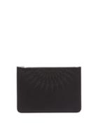 Matchesfashion.com Neil Barrett - Lightning Bolt Small Leather Pouch - Mens - Black Multi