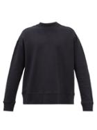 Studio Nicholson - Tau Fleeceback Cotton-jersey Sweatshirt - Mens - Dark Navy