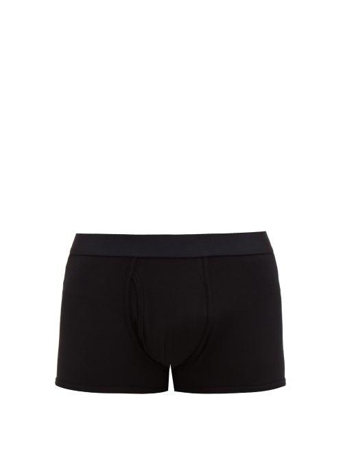 Matchesfashion.com Comme Des Garons Shirt - Cotton Boxer Briefs - Mens - Black