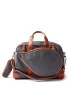 Brunello Cucinelli - Leather-trimmed Nylon Holdall - Mens - Grey Multi