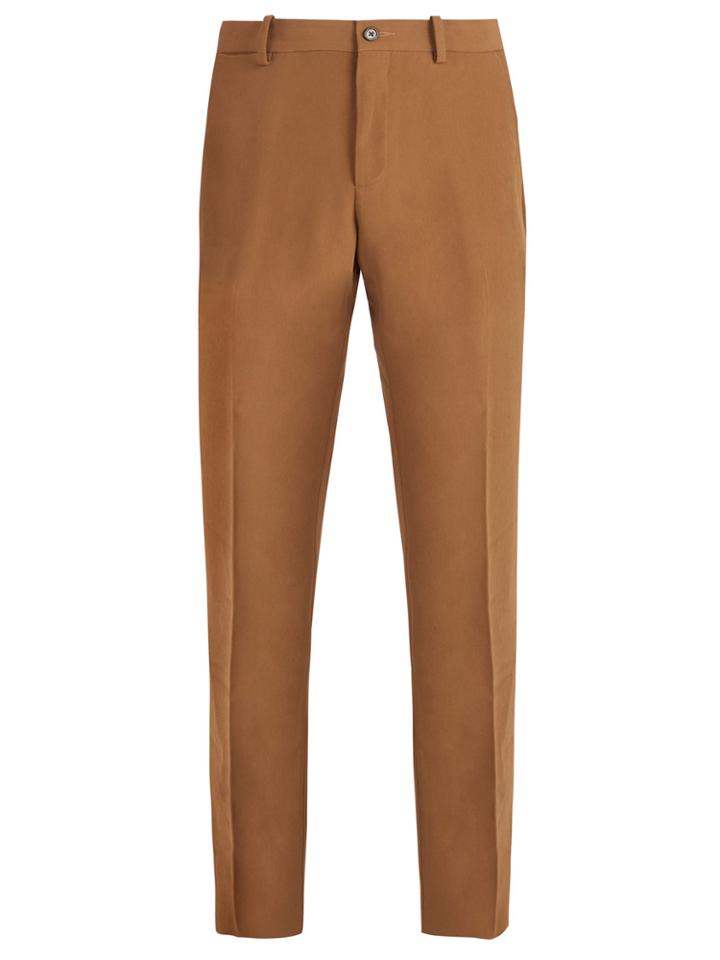 Connolly Mid-rise Slim-leg Crepe Trousers
