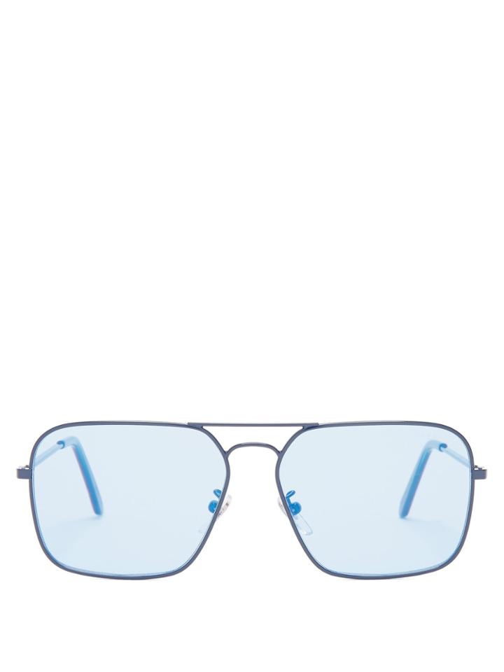 Retrosuperfuture Iggy Celeste Aviator Sunglasses
