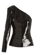 Diane Von Furstenberg One-shoulder Sequin-emebllished Top