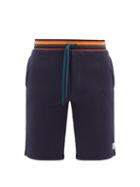 Matchesfashion.com Paul Smith - Striped-waistband Cotton Pyjama Shorts - Mens - Navy