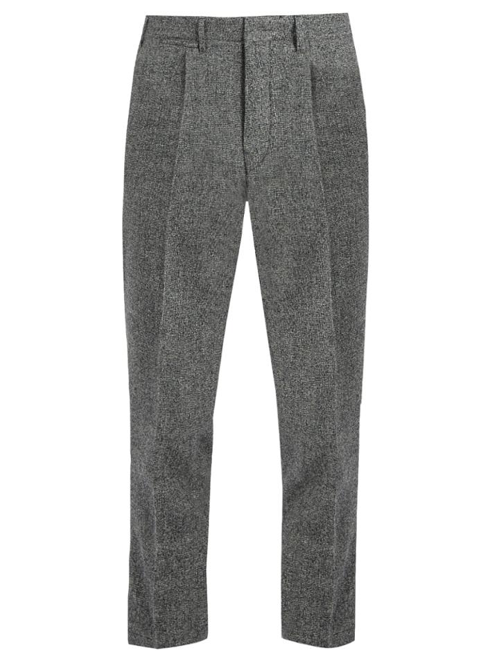 The Gigi Tonga Tapered-leg Cropped Wool Trousers