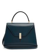 Matchesfashion.com Valextra - Iside Medium Leather Bag - Womens - Blue