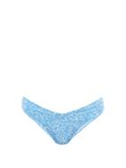 Matchesfashion.com Fisch - Toiny Seahorse-print Bikini Briefs - Womens - Blue Print