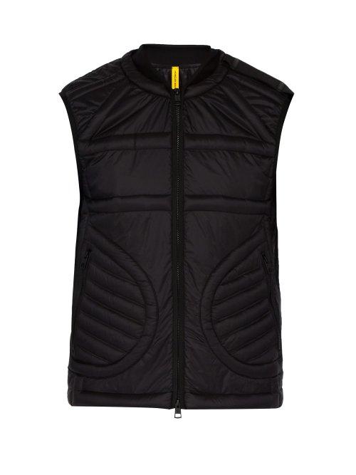 Matchesfashion.com 5 Moncler Craig Green - Keops Quilted Down Filled Gilet - Mens - Black