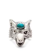 Gucci Anger Forest Wolf Sterling-silver Ring