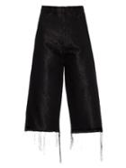 Marques'almeida Frayed-edge Wide-leg Cropped Jeans
