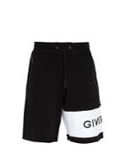 Givenchy Logo-embroidered Track Shorts