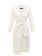 Matchesfashion.com Max Mara - Curve Dress - Womens - Ivory