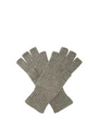 Khaite - Kai Cashmere Fingerless Gloves - Womens - Grey