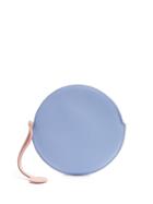 Matchesfashion.com Roksanda - Round Pebbled Leather Pouch - Womens - Light Blue