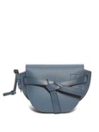 Matchesfashion.com Loewe - Gate Small Leather Cross Body Bag - Womens - Blue