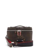 Christian Louboutin - Kypipouch Python-effect Leather Cross-body Bag - Mens - Brown