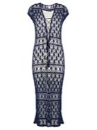 Anna Kosturova Aerin Crochet Maxi Dress