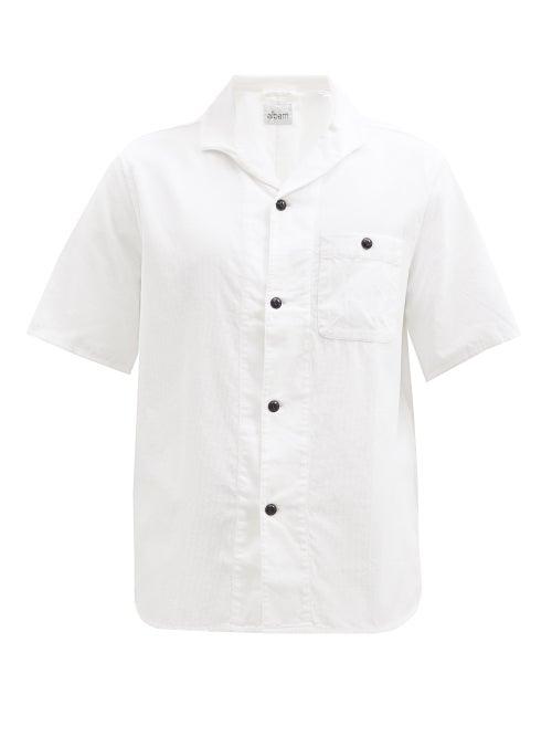 Matchesfashion.com Albam - Miles Cotton-needlecord Shirt - Mens - White