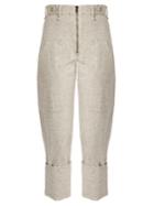 Isabel Marant Eugenie High-rise Peg-leg Denim Trousers