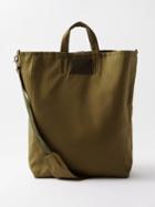 Our Legacy - Waxed-cotton Tote Bag - Mens - Green