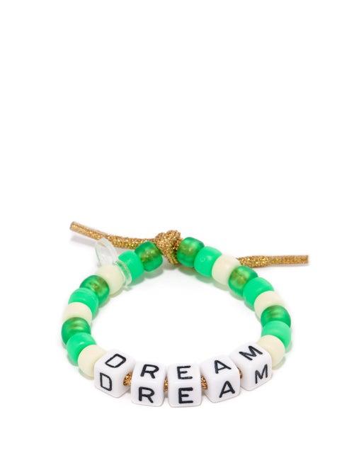 Lauren Rubinski - Dream Beaded Bracelet - Womens - Green Multi