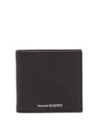 Matchesfashion.com Alexander Mcqueen - Grained-leather Billfold Wallet - Mens - Black