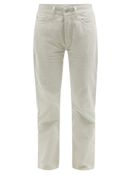 Officine Gnrale - Naomi Cotton-corduroy Trousers - Womens - White