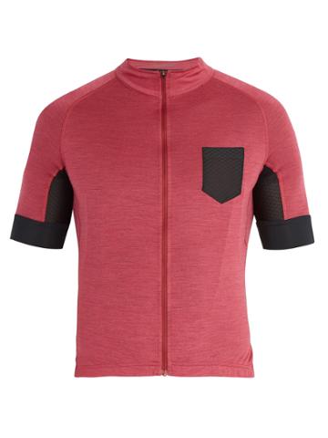 Café Du Cycliste Louise Wool-blend Cycle Top