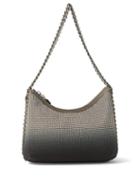 Stella Mccartney - Falabella Crystal-set Faux-leather Shoulder Bag - Womens - Grey Multi