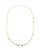 Ladies Jewellery Dominic Jones - Thorn 18kt Gold-plated Recycled-silver Necklace - Womens - Yellow Gold